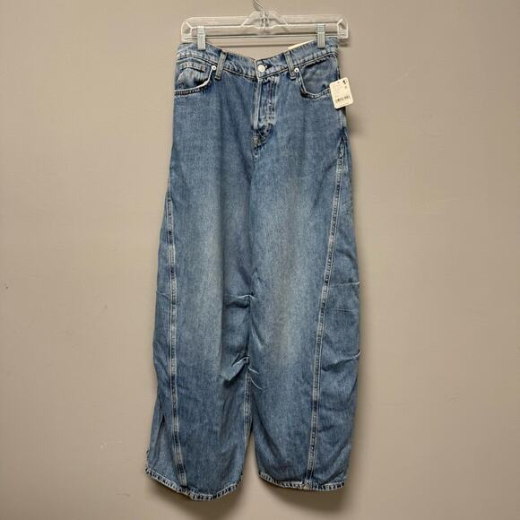 Free People Westward Demi Barrel Jeans - Picture 4 of 9